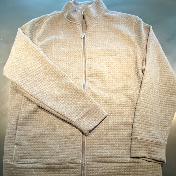 Perry Ellis men’s men’s grey full zip jacket XXLT